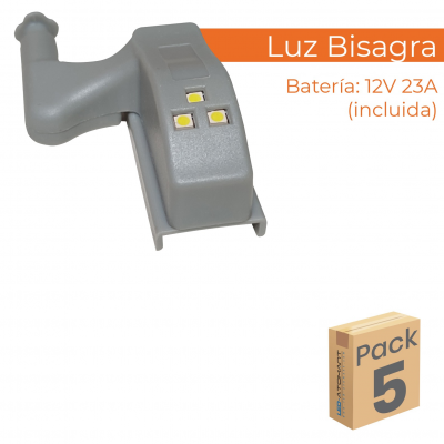 1904 - LUZ BISAGRA ARMARIO Pack05
