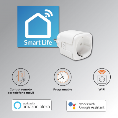 Enchufe Wifi 2 Interruptor Inteligente Smartlife Alexa Eo Safe