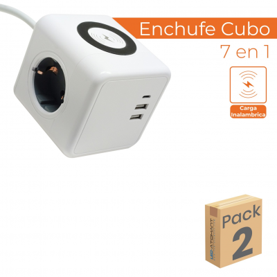 1956 - Enchufe Cubo Inalambrico - PACK2