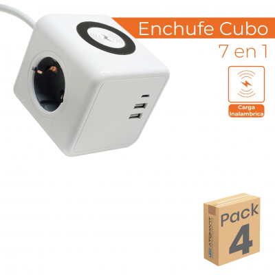 1956 - Enchufe Cubo Inalambrico - PACK3