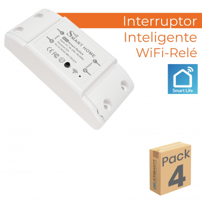1927 - Interruptor Inteligente Wi-Fi Rele - PACK 4