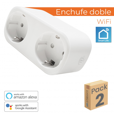 1947 Enchufe doble WIFI - PACK 2