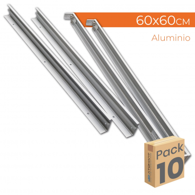 1278 - SOPORTE PANEL 60x60 - PACK10