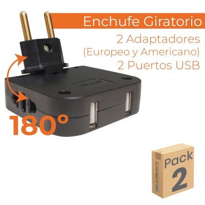 1949 - LADRON ENCHUFE GIRATORIO- PACK02