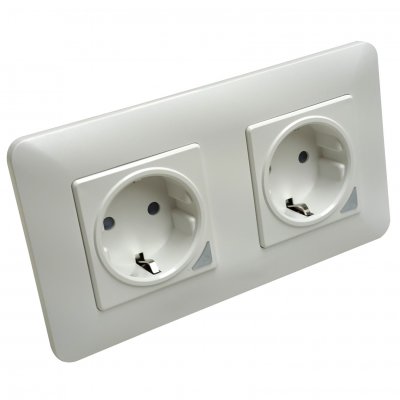 1820 - Enchufe WIFI Pared Doble - 01