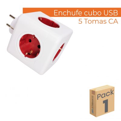 1948 - Enchufe Cubo USB - Pack 01