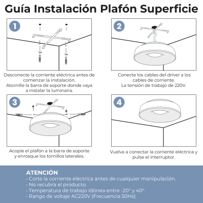 1970 - Plafón LED Wifi CCT 09