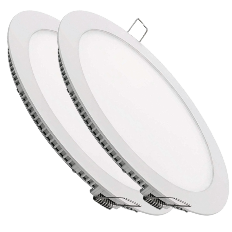 TEKLED LED Round Recessed Ceiling Light | Flat Panel Ultra Slim 220mm - View #8