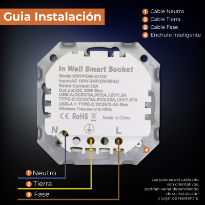 1819USB - Enchufe WIFI Pared - 10