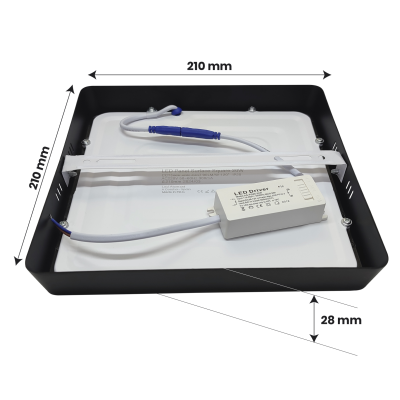 870NCCT - PLAFON 20W - MEDIDAS