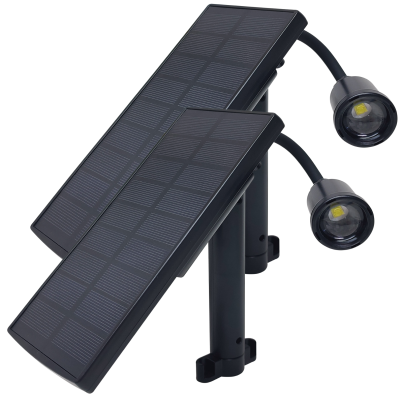2038 Foco Solar orientable - Pack 2
