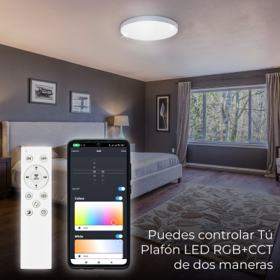 1969 Lampara LED Wifi RGB 30W - 09