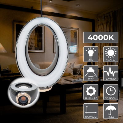 2056N - Lampara Anillo 6W - 02