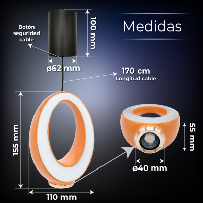 2056NA - Lampara Anillo 6W - 05