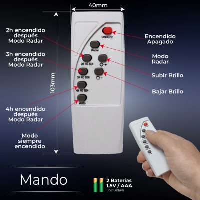 2076  - Farola Solar 100W - 08