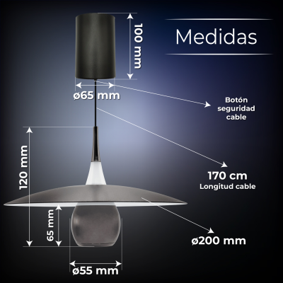 2058N - Lampara Platillo 6W - 05