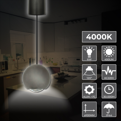 2069N - Lampara Esfera 6W - 02