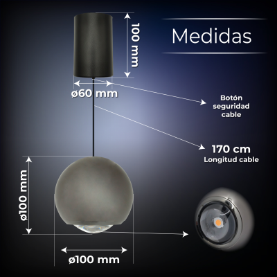 2069N - Lampara Esfera 6W - 05