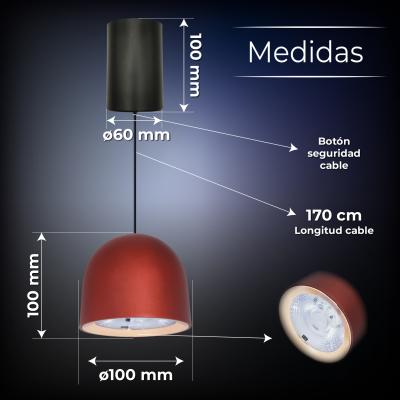 2072R - Lampara Copa 7W - 05