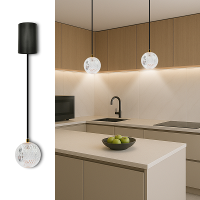 2073 - Lampara Transparente 6W - 01