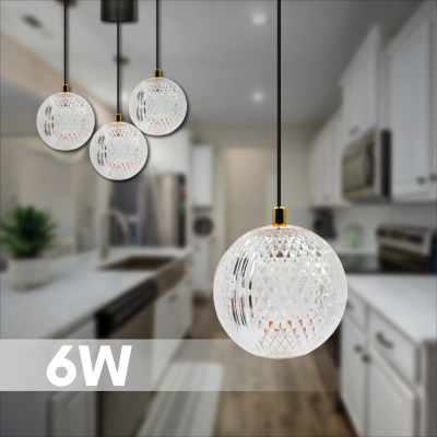 2073 - Lampara Transparente 6W - 04