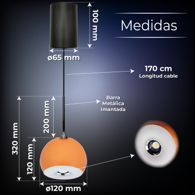 2061NA - Lampara Bola 6W - 05