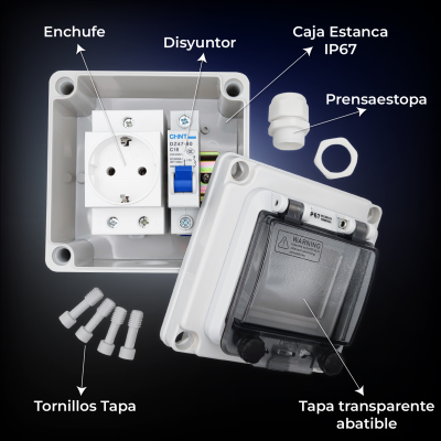 2052 - Caja Enchufe Disyuntor 05
