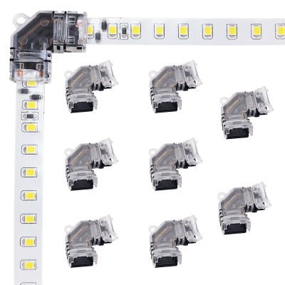 1894 Conector Esquina Tira LED Negro - Principal P8