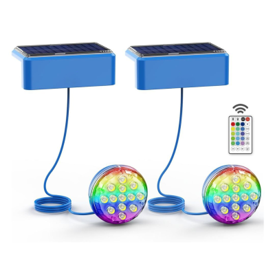 Luz solar LED para piscina...