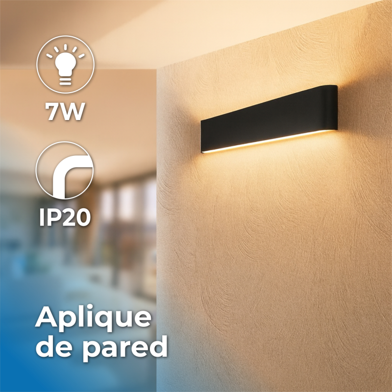 ATOMANT LED-Wandleuchte 7W, 680 Lumen, Kaltweiß (6500K) – Flache Unterbauleuchte Für Küche, Schrank, Flur