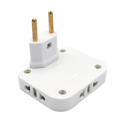 Flacher 3-fach-Stecker...