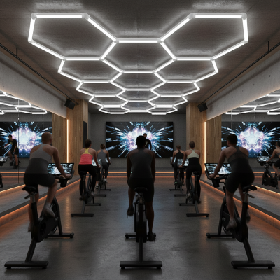 2115HX - Luz LED Hexagonal 168W - 05