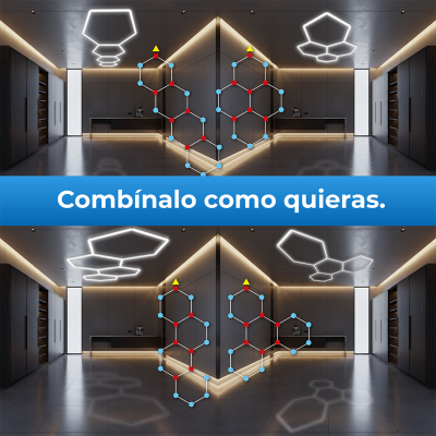 2115HX - Luz LED Hexagonal 168W - 06