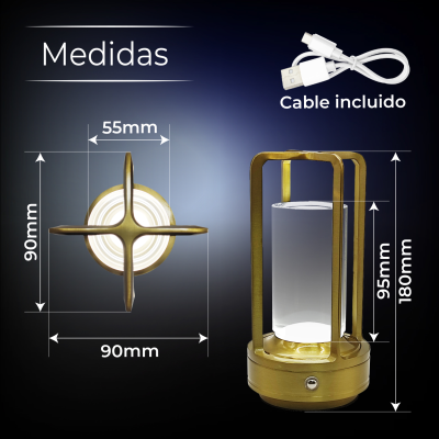 1973WW - Lampara LED Metalica - 02
