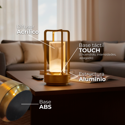 1973WW - Lampara LED Metalica - 06