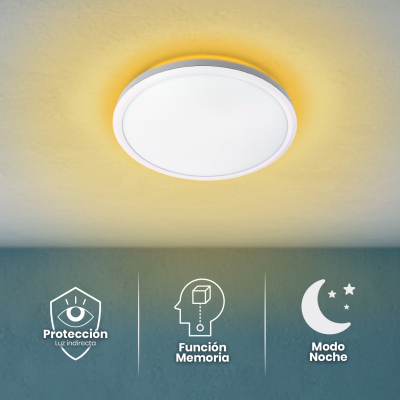 2163 - Plafón LED Redondo 24WCCT - 07