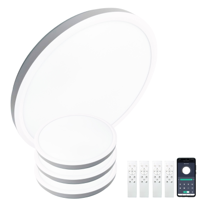 2163 - Plafón LED Redondo 24WCCT - Pack 04