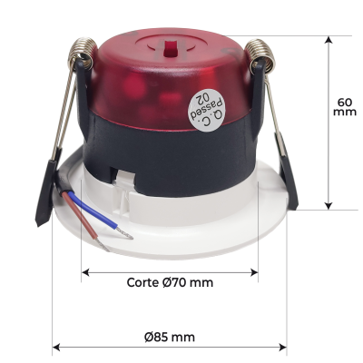 1512 Downlight CCT 8W - MEDIDAS