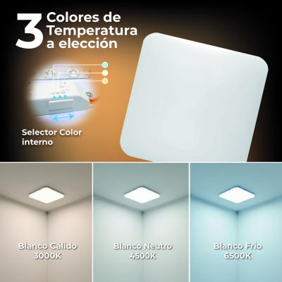 2075 - Plafón Square 48W - 03