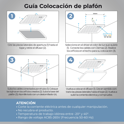 2075 - Plafón Square 48W - 05