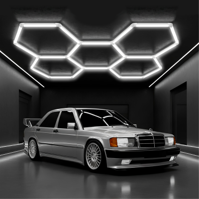 Lumière LED Hexagonale 168W...