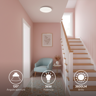 LM1876 - PLAFON 36W TEMP 03