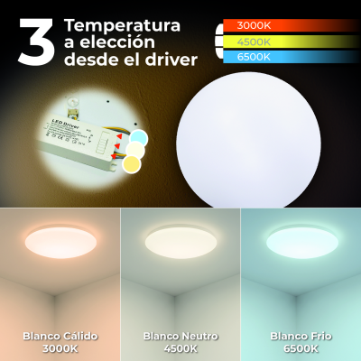 LM1876 - PLAFON 36W TEMP 05