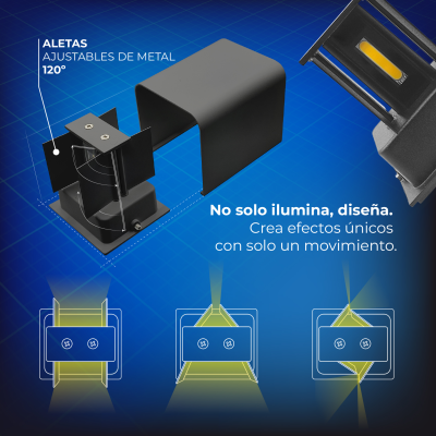 2173WW - Aplique LED de Pared  Bidireccional - 05