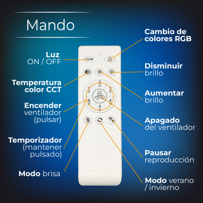 2152H - Ventilador Altavoz RGB - 10