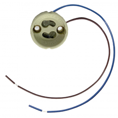 Pack Portalámparas cerámica bombilla GU10 13