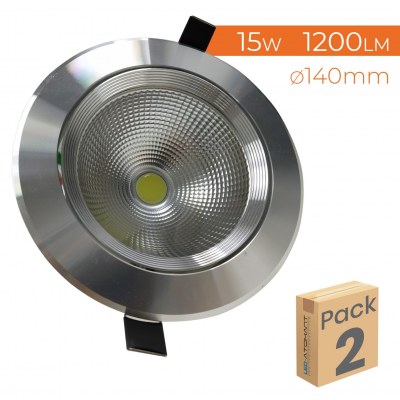 494 - DOWNLIGHT REDONDO 15W - PACK2
