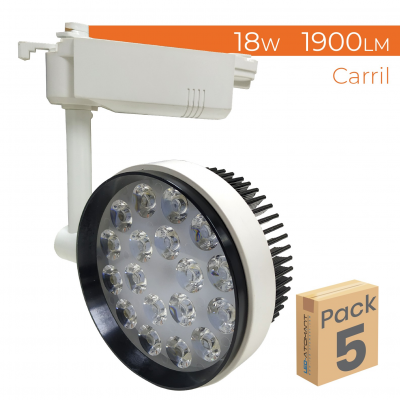 1415 - TRACK LIGHT 18W - PACK5
