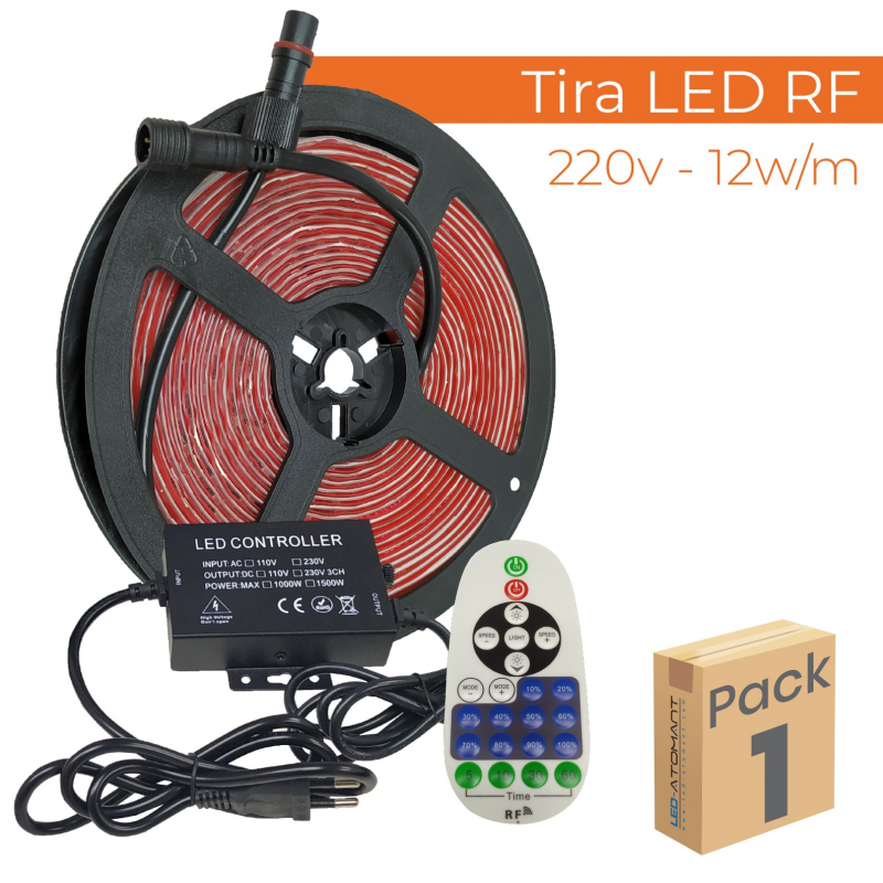 Connecteur électrique Ruban LED 220V 5050 - AC/DC