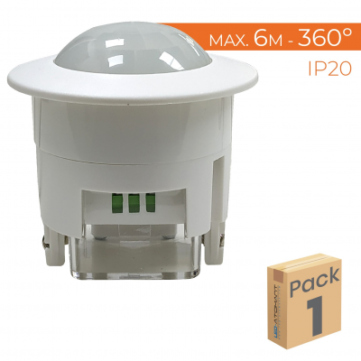 1025 - DETECTOR MOVIMIENTO EMPOTRABLE - PACK1